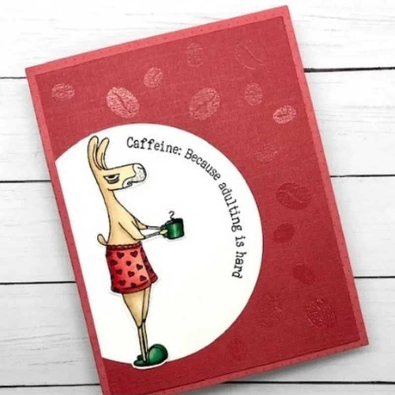 Caffeinated Giraffe Squirrel Flamingo Cutting Dies match Clear Stamps Unicorn Raccoon Frog Dinosaur DIY Scrapbooking 2021 New