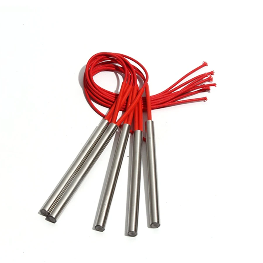 

10PCS 10mm 165~185mm 201SUS Cartridge Heater 110/220/380V Cylindrical Tube 410/420/440/450/460W Heating Element