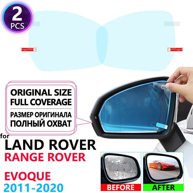Full Cover Anti Fog Film Rearview Mirror for Land Rover Range Rover Evoque L538 L551 2011~2020 Films Accessories 2016 2017 2018