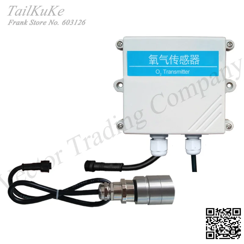 

Oxygen Sensor Split Industrial RS485 Analog Quantity O2 Gas Sensor Oxygen Concentration Transmitter