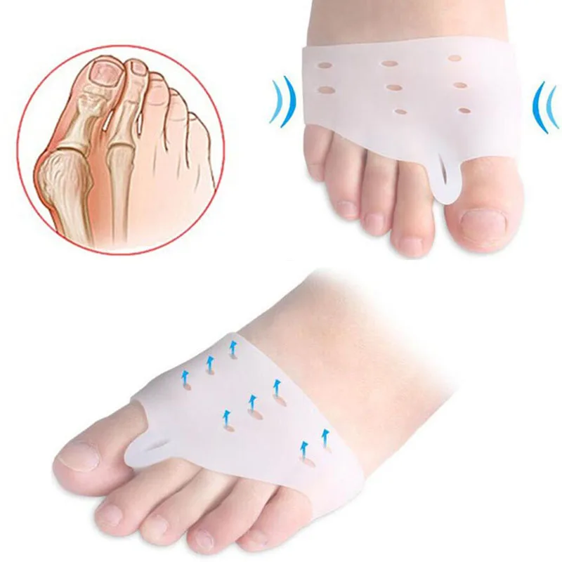 

Hallux Valgus Corrector Bone Thumb Orthopedic Braces Silicone Toes Separator Foot Pads Pedicure Orthopedic Pad Forefoot orthosis