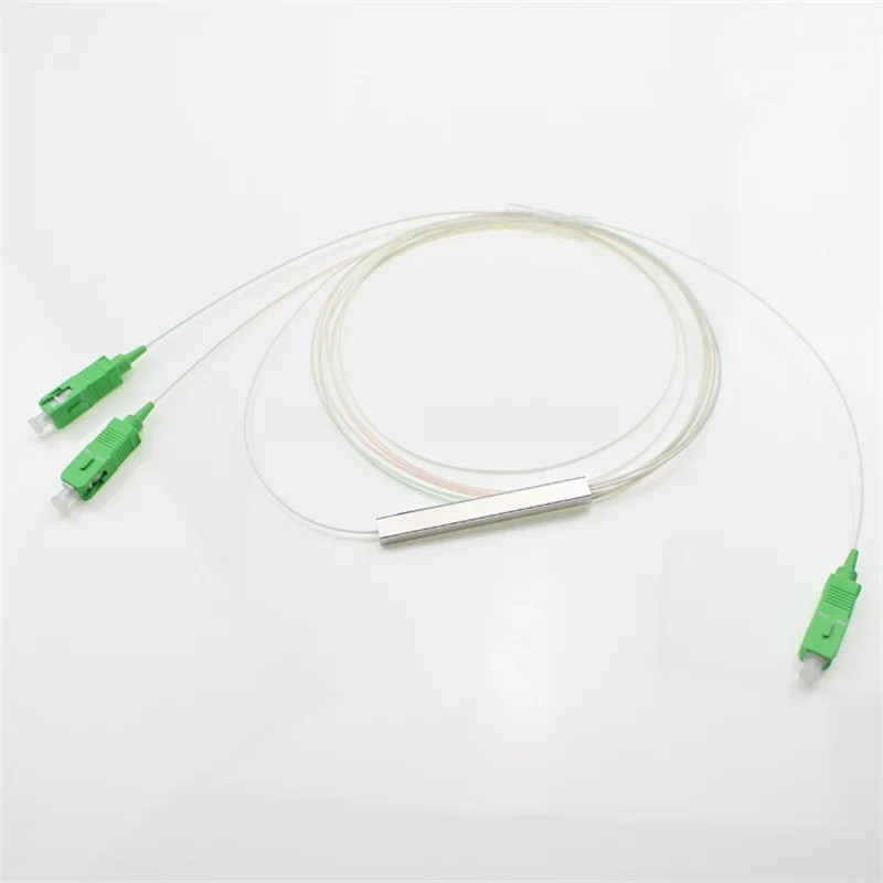 

20pieces 1x2 1x4 1x8 1x16 1x32 SC APC fiber optic plc splitter steel tube cable 2 way 4way 8 way 16 way optical PLC splitter