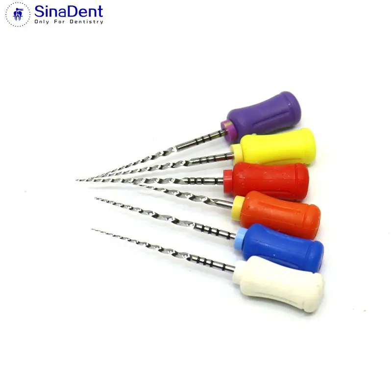 Dental Super Files Hand Use Files 25mm 21mm SX-F3 Assroted 6pcs NiTi Rotary File Endodontics Treatment for Dentistry