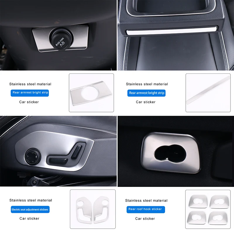 Car styling for volvo xc60 car interior decoration stickers car accessories body bright strip accessories ABS/stainless steel