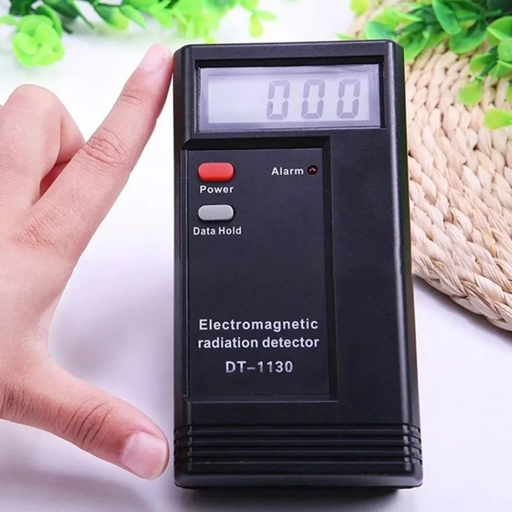 Radiation Dosimeter Digital 0-9.99mw/cm2 Radiation Detector Portable Lcd Microwave Leakage Leaking Tester with Alarm