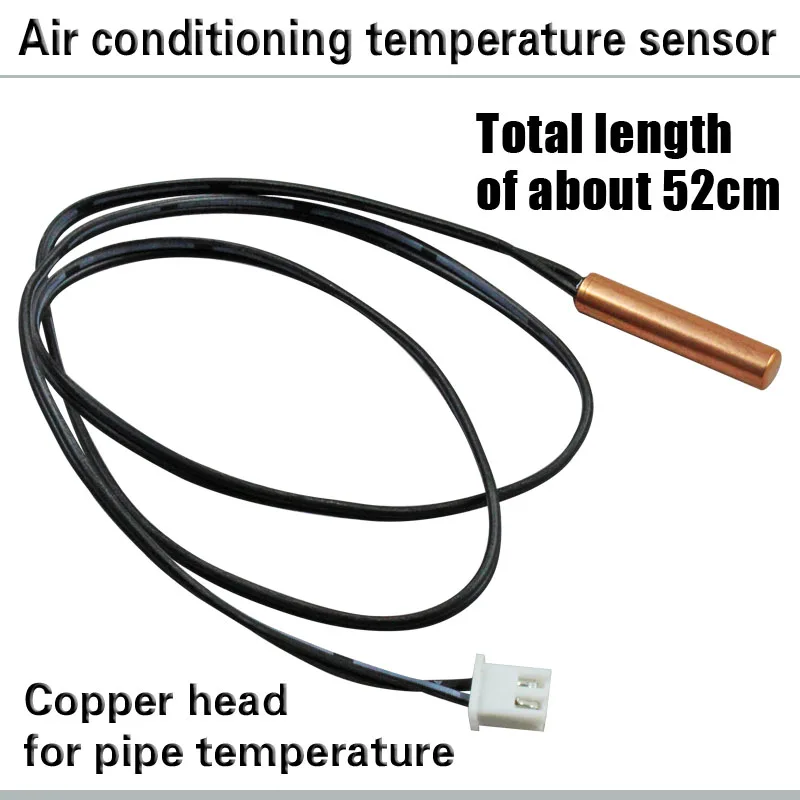 Air conditioning temperature sensor 5K 10K 15K 20K 25k 50K 100K Air Conditioner Tube Sensor rubber head copper head
