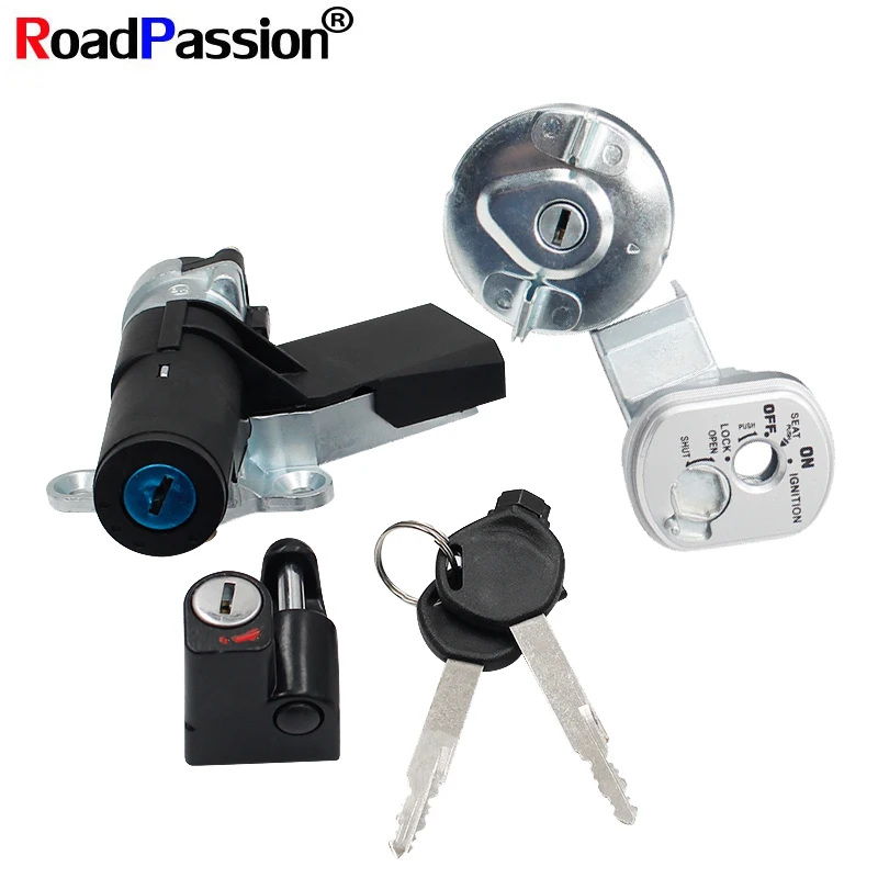 Scooter Ignition Key Switch Fuel Gas Cap Seat Lock Kit Set For HONDA NPS50 Ruckus 2003 - 2005 NPS50S Ruckus NPS 50 2006 - 2019