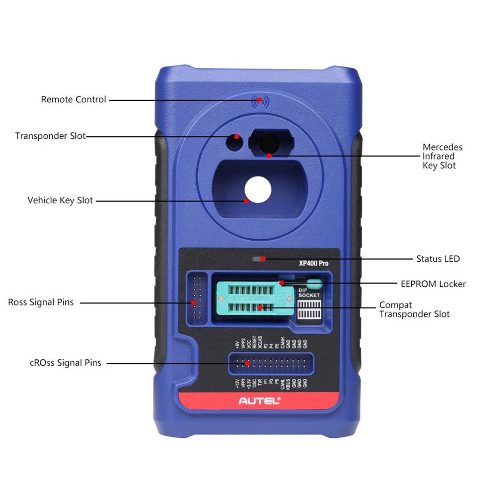 يعمل مبرمج المفاتيح Autel XP400 Pro مع IM508/ IM608/ IM608 Pro Key وأداة برمجة الرقائق نسخة مطورة من XP400