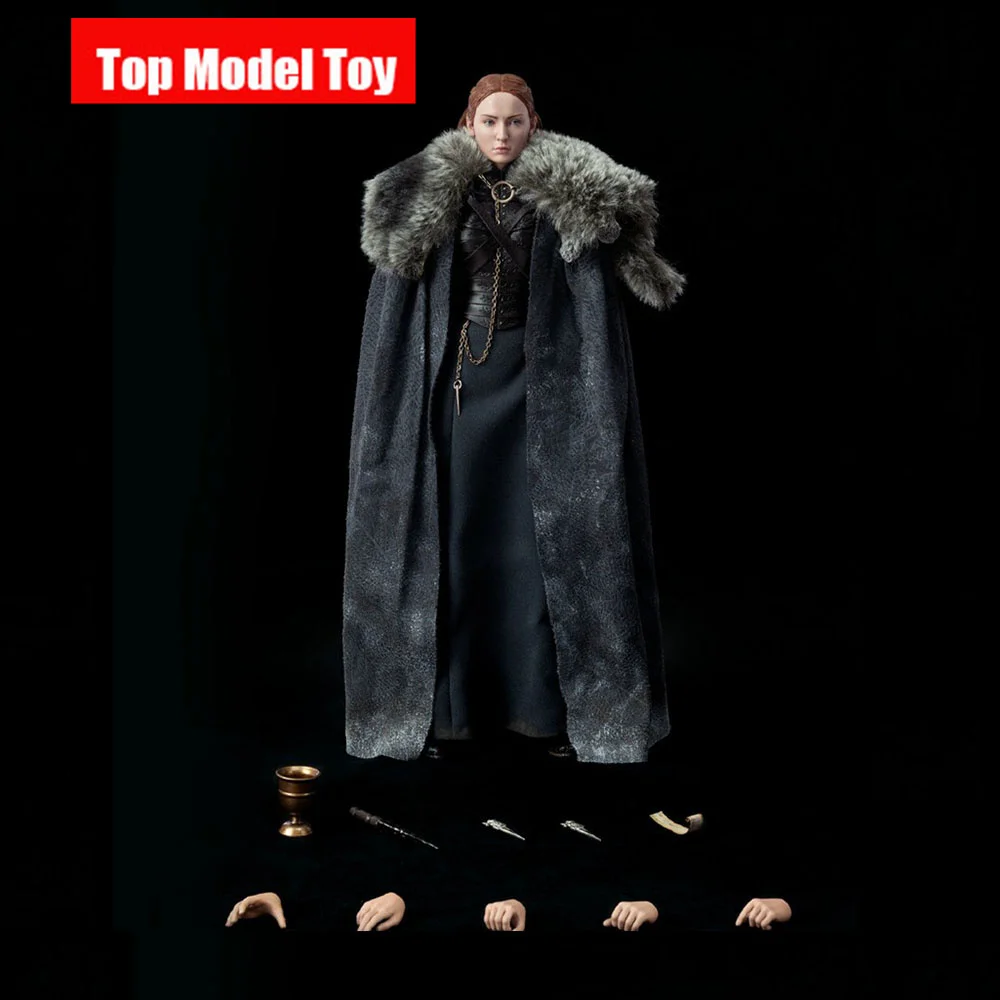 Threezero 3Z0100 1/6 Sansa. Stark Figure Model 12 inch Female Soldier Action Body Full Set Toy A Song of Ice and Fire Season 8