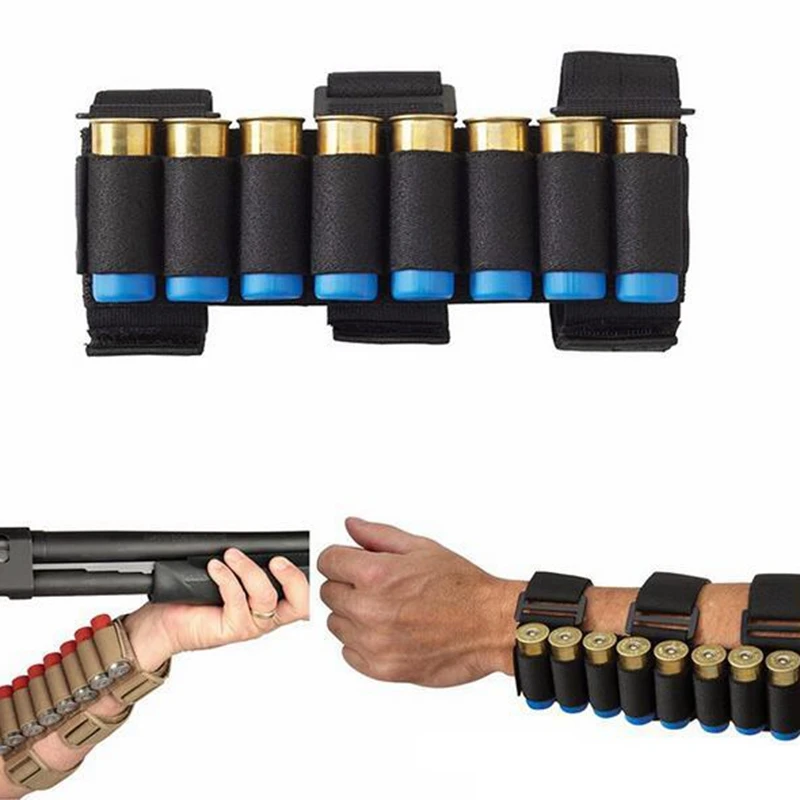 Ammo Bags 8 Rounds Shells Reload Carrier Holder 12/20 Gauge Pouch Sleeve Mag Bag Hunting Pouch