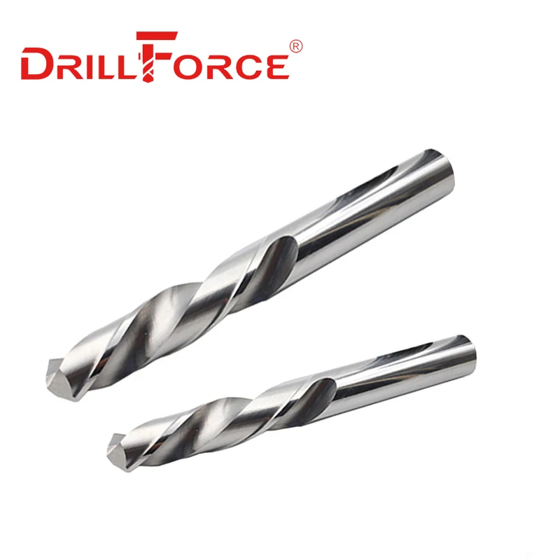 Imagem -03 - Drillforce 1pc 0.5 Mm20 mm Mão Esquerda Bocados de Broca de Carboneto Sólido Reverso Espiral Flauta Torção Broca para Liga Dura Ferramenta Inoxidável