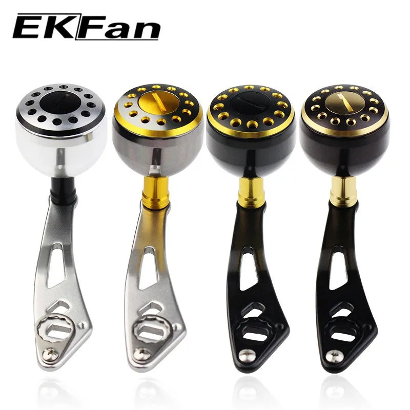 

EKfan 32/35/38MM 8*5mm hole For DAIWA 90MM Aluminum alloy Fishing Reel Handle parts DIY assembly accessories