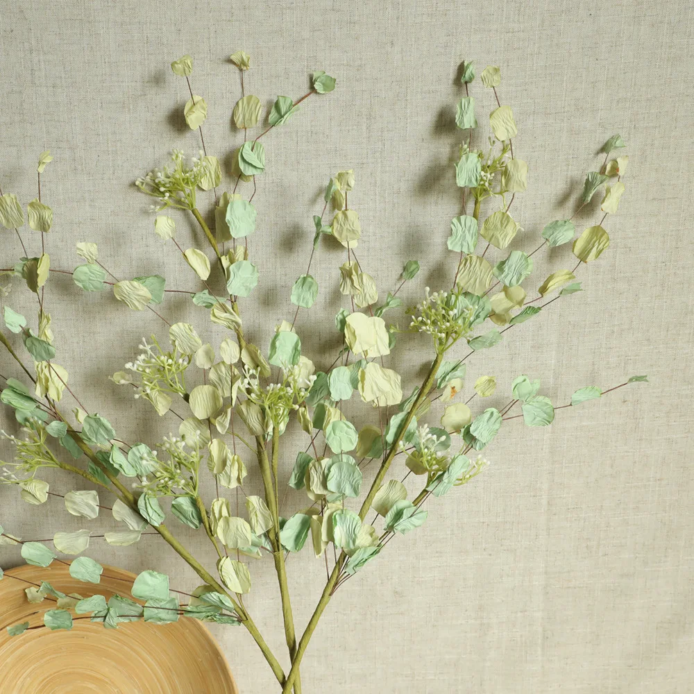 

Fake Paper Branch for Home Decoration, Single Dried Bouquet, Wedding Background, Simulation Flowers