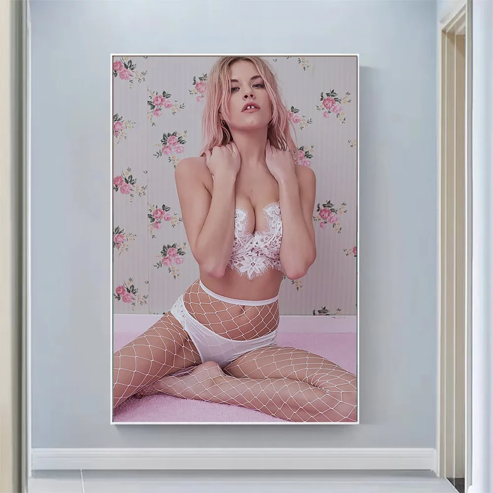 

Ashley Smith Sexy Model Pretty Girl Swimsuit Pose Wall Silk Cloth HD Poster Art Home Decoration Gift