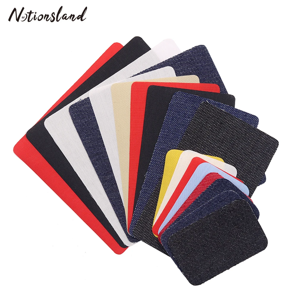 청바지 아이언 패치 수리 바지, 팔꿈치 패치, 무릎 아플리케 패치, 의류 DIY 패브릭 재봉 액세서리, 혼합 18 개