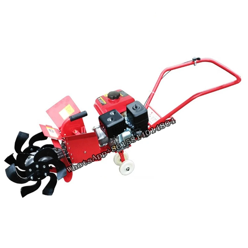 

Small agricultural multifunctional gasoline trencher/micro tiller/rotary tiller/mountain trencher/orchard fertilizer spreader