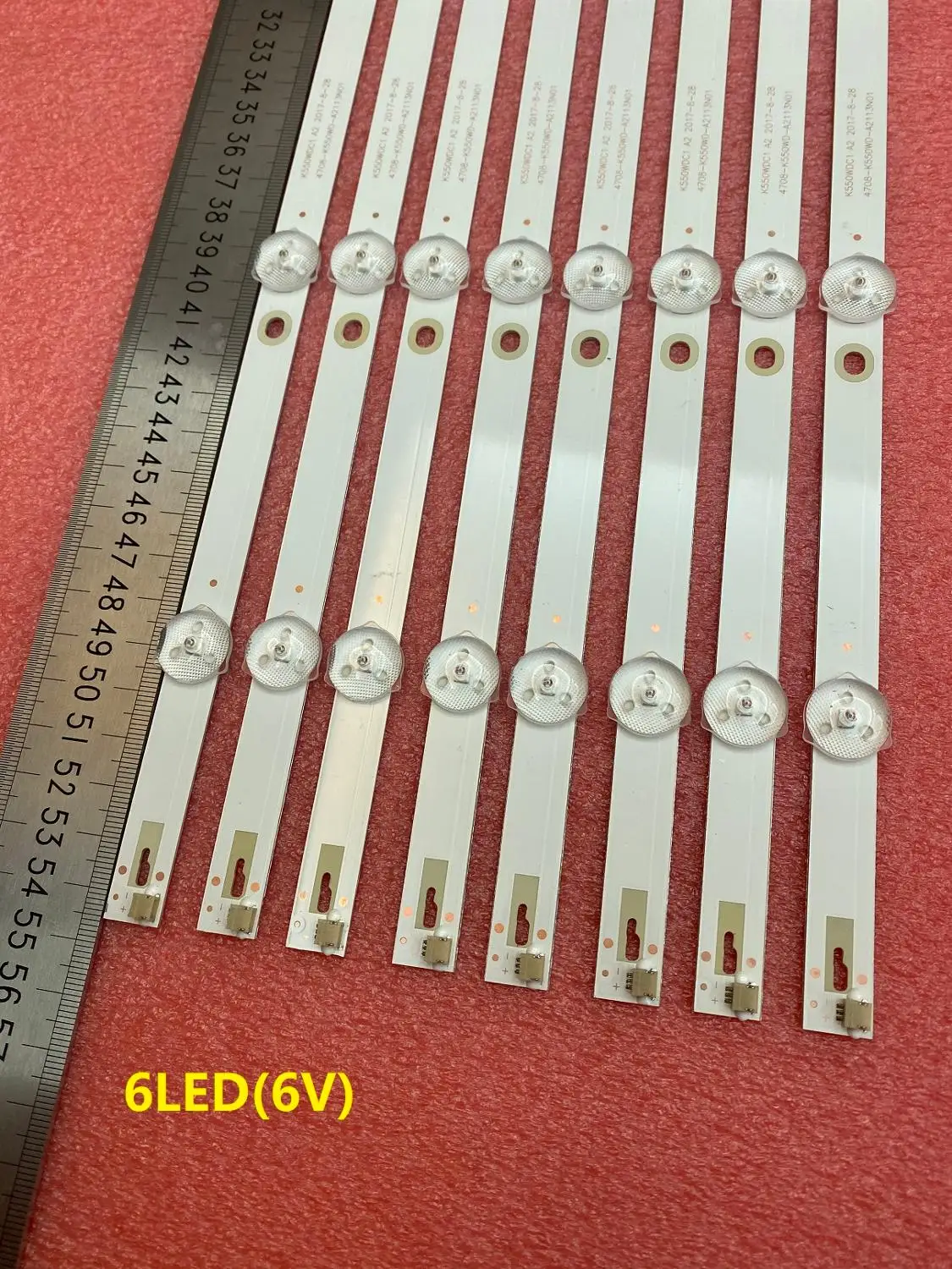 LED strip 5LED/6LED for K550WDC1 A2 A4 55PUF6263 55PUF6052 55PUF6092 U55S870VKE 55U750TS 55PUF6022 55PUT6002