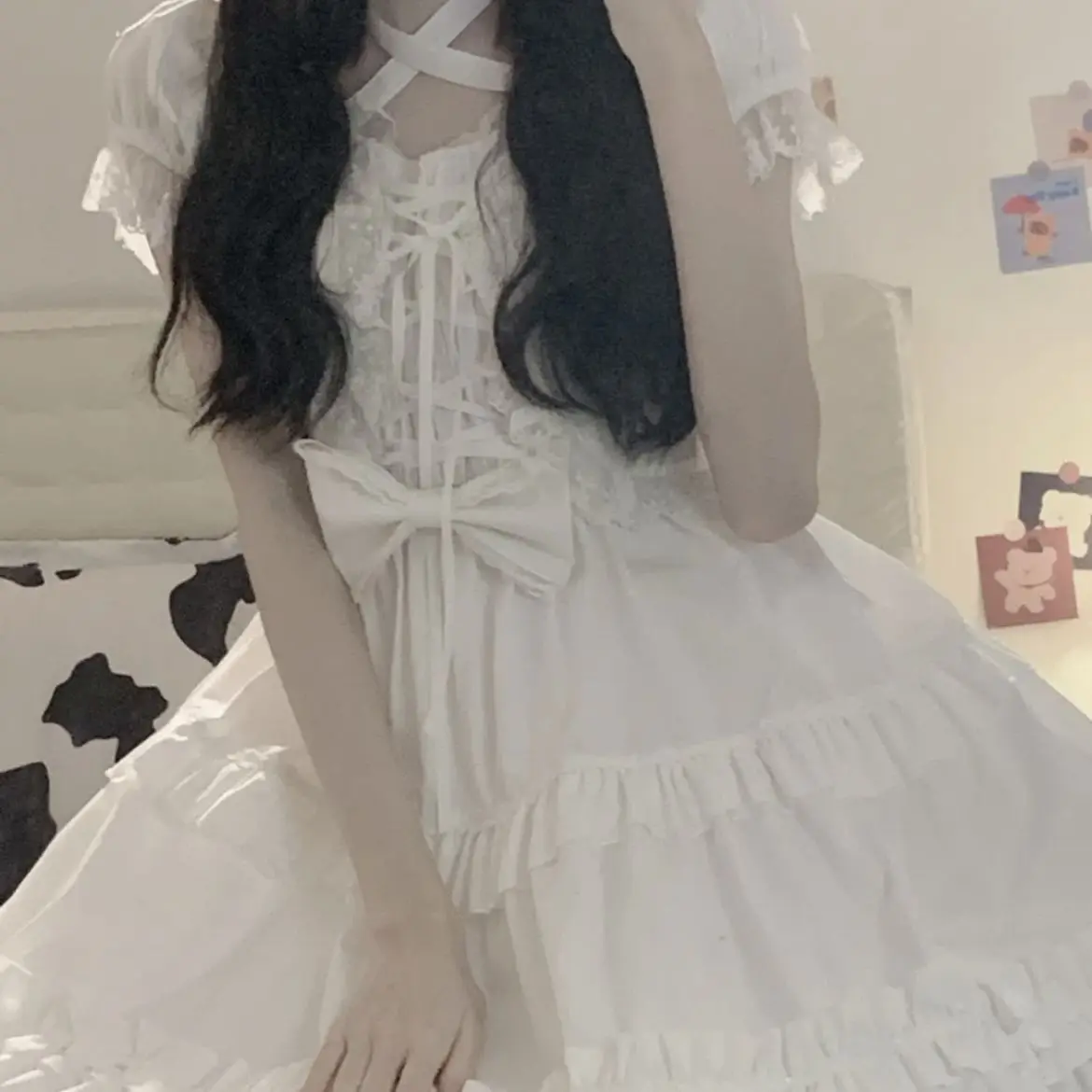 Summer Tea Party Lolita Cute Dress Princess Women Kawaii Daily Soft Sister Sweet Lolita Summer Dress - Image 3