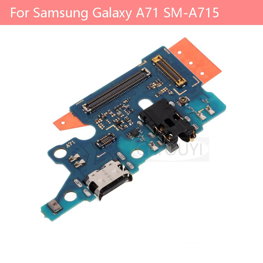 For Samsung Galaxy A51 A515F / A71 SM-A715 A715F USB Charger Charging Board Dock Port Connector Flex Cable