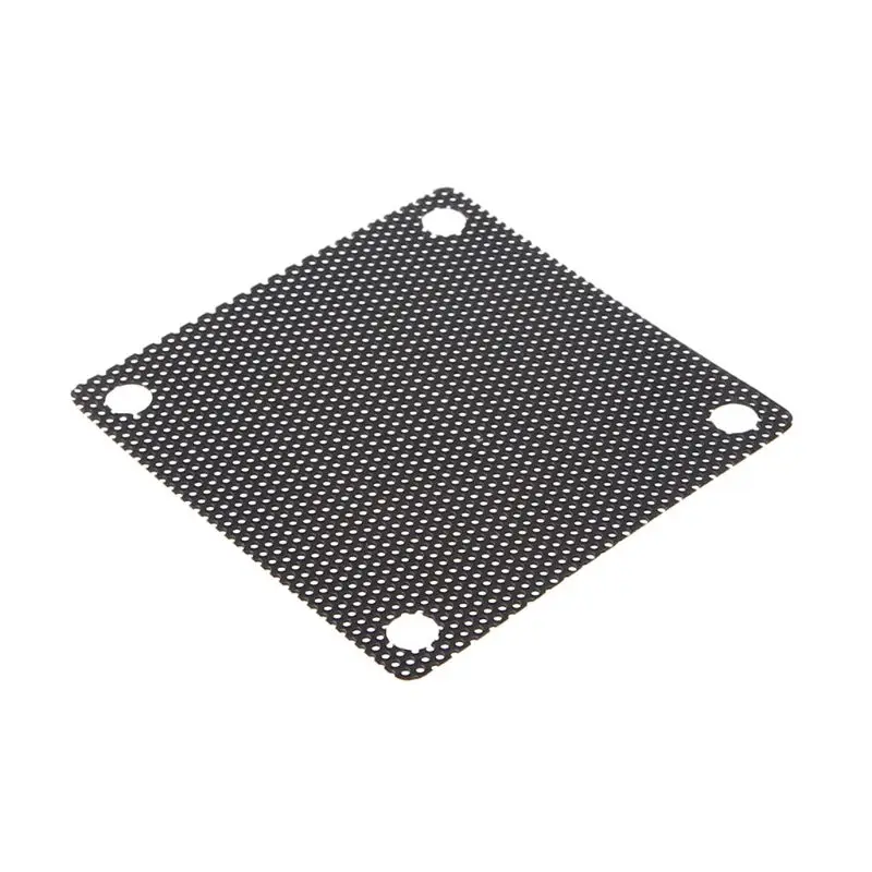 5PCS PVC Fan Dust Filter PC Dustproof Case Cuttable Computer Mesh Cover 50mm Mesh Black