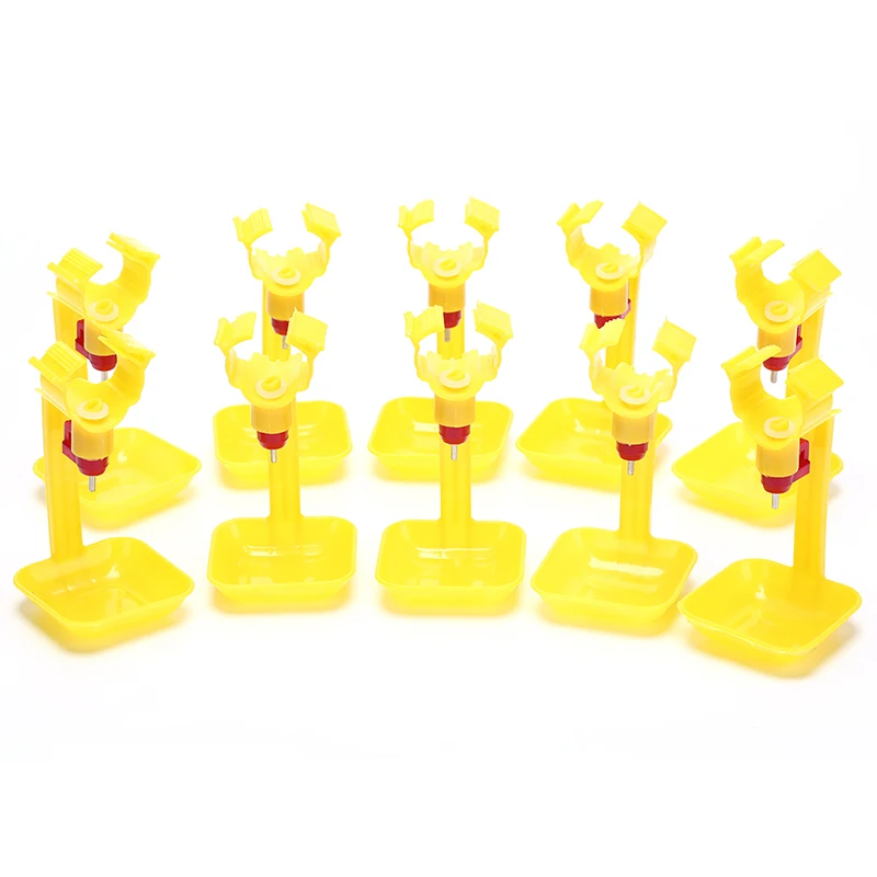 

10pcs Poultry Waterer Drinking Cups For Chicken Automatic Drinker Nipple For Pipes Ball Nipple Poultry Feeding Waterer