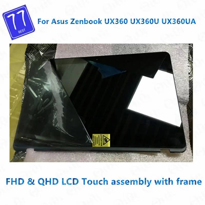 Original in stock 13.3'' LCD Screen For ASUS Zenbook UX360 ux360u UX360UK UX360UA UX360UD Touch Digitizer Assembly Display Panel