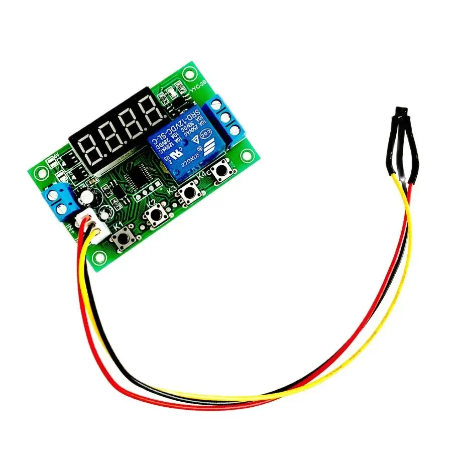 Hall sensor delay relay tachometer pulse trigger switch module circuit board magnet induction