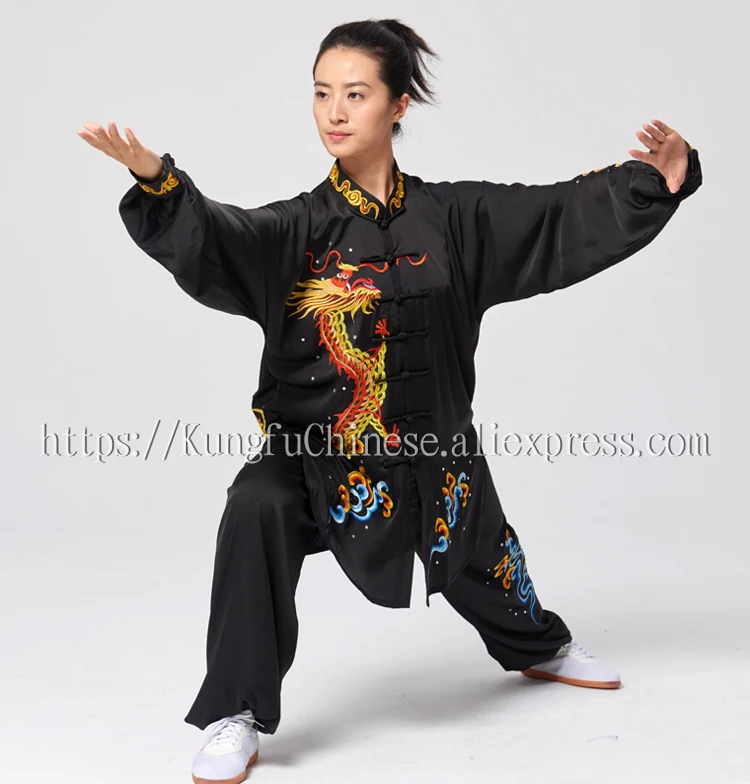 Chinese Tai chi clothing Martial arts suit kungfu uniform taiji clothes Qigong costume for male female children boy girl kids