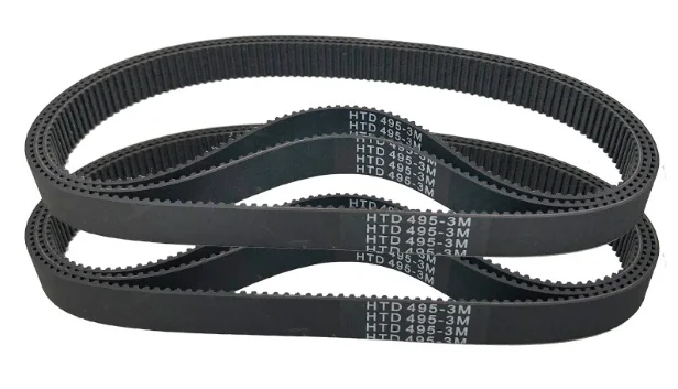 HTD474-3M HTD477-3M HTD480-3M HTD483-3M HTD486-3M HTD489-3M HTD492-3M HTD495-3M Rubber timing belt 1pc