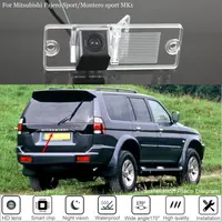 Cámara de visión trasera de coche para Mitsubishi Pajero Sport/Montero sport MK1 1996-2008 para aparcamiento visión nocturna HD