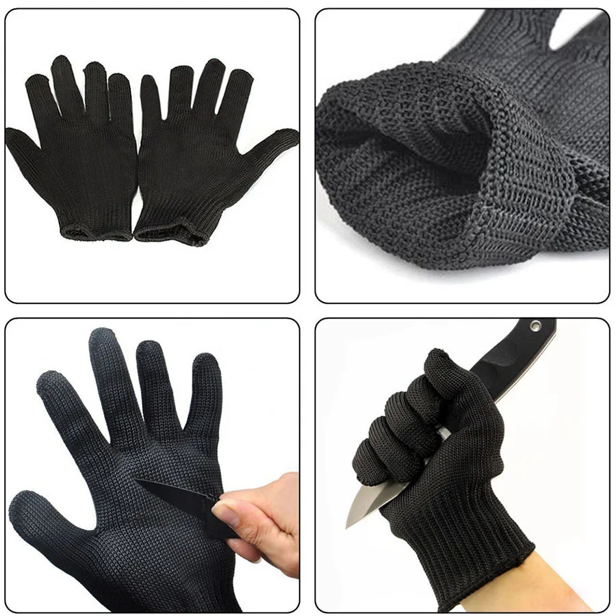 Guantes antideslizantes para caza/pesca/deportes, guante resistente a Cortes, equipo de Surfcasting, Protector de dedos de pescador, Kit de carnicero, 1 par