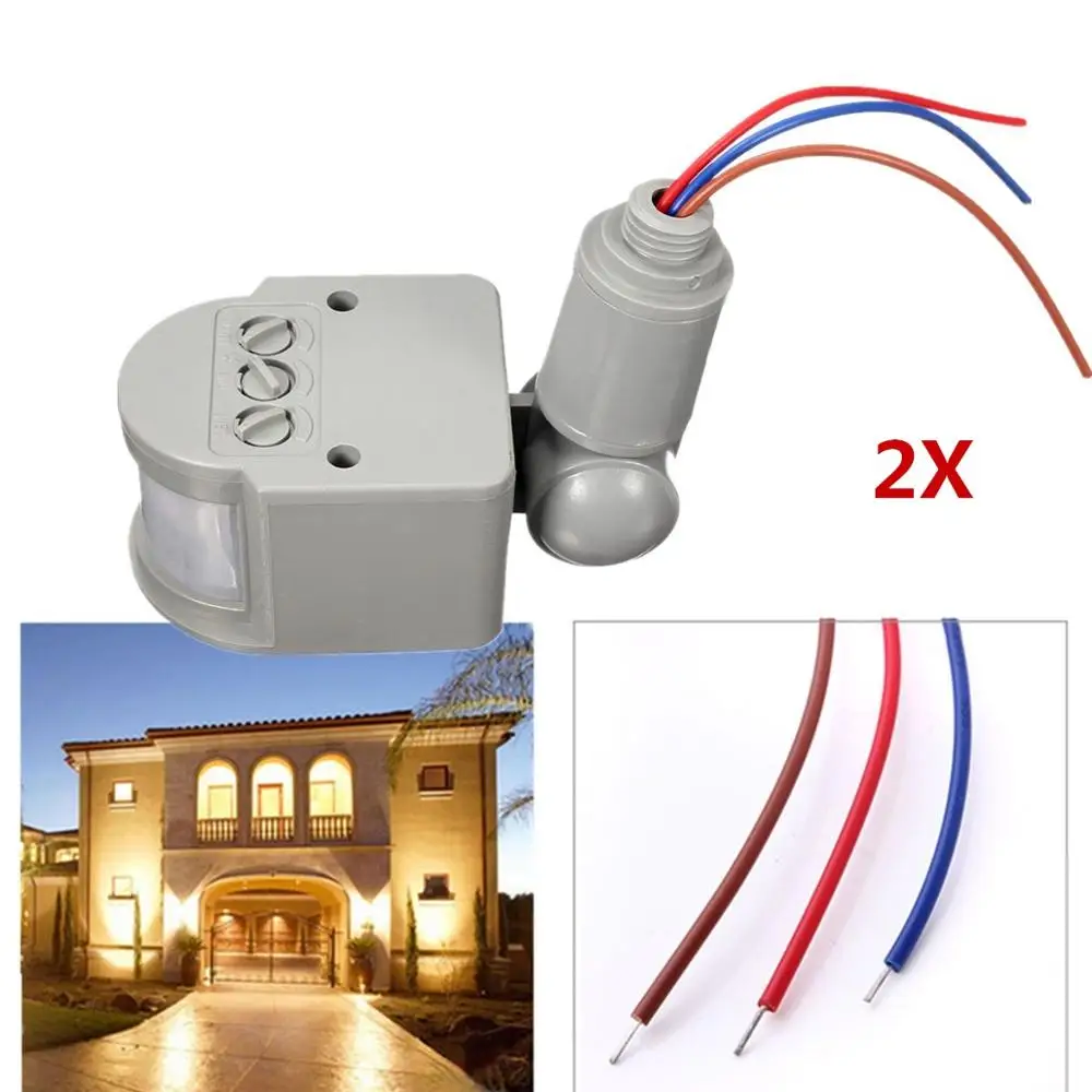 Infrared PIR Motion Smart Sensor 110V-240V 12M Sensor Detector Wall Light Switch Control 140 Degree Safety Sensor Home Security