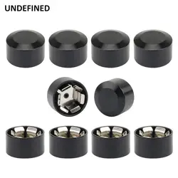 10 pz testa bullone copertura per Harley Twin Cam Dyna Softail Touring FLH Chrome Schrauben Motor Topper tappi a vite moto alluminio