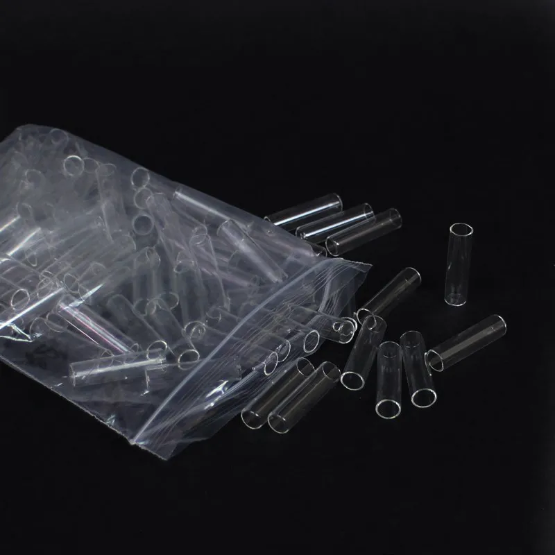 Mini tubo de fermentación de vidrio transparente, 100 ~ 6x30mm, tubo de duchenne para enseñanza/experimento de laboratorio médico/químico, 5,5