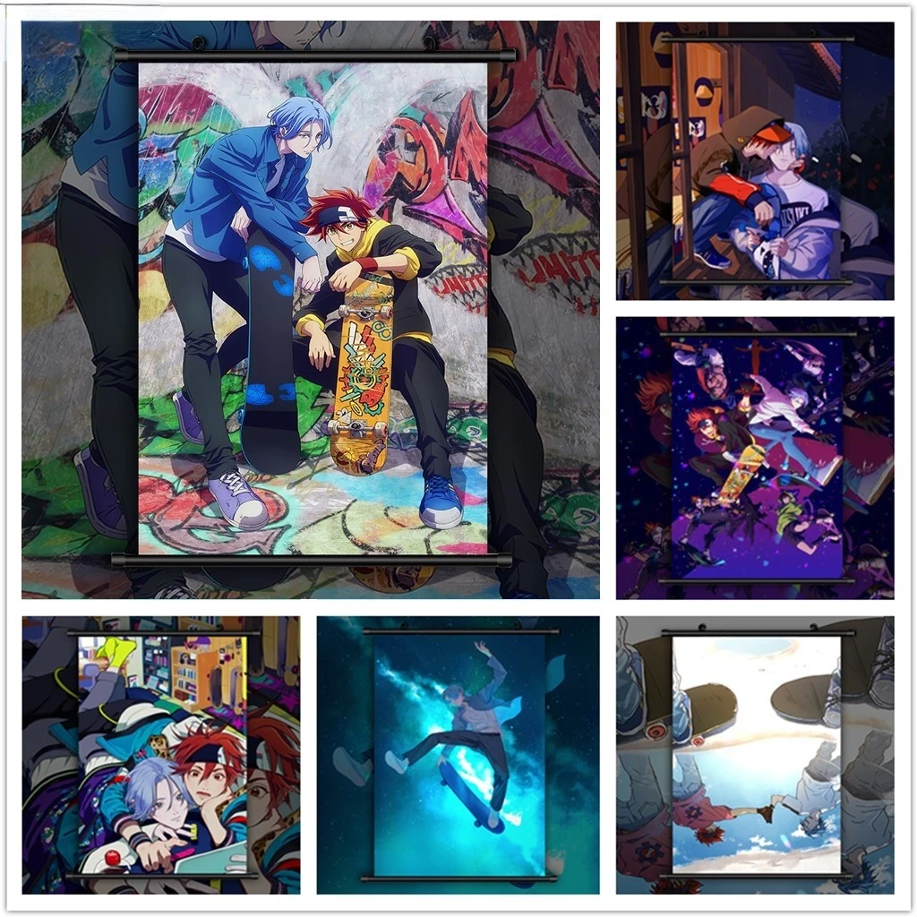 Japanese Anime SK8 The Infinity Kyan Reki Hasegawa Langa Wall Art Canvas Paintings and Prints Pictures Living Home Decoration