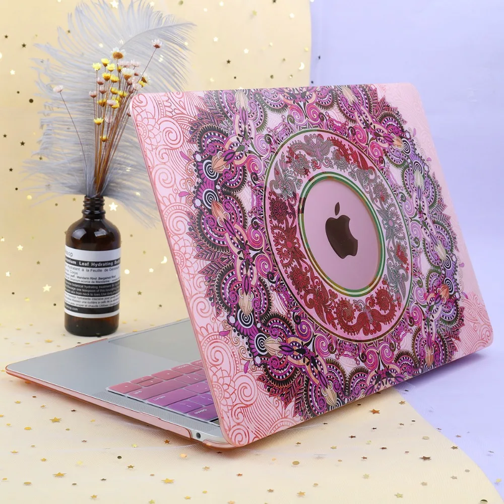 Imagem -02 - Impressão 3d Flores Luxuriantes Case para Macbook Nova Retina Air13 Pro 13 15 2023 com Barra de Toque A2289 A2179 A1932 A2338 A2337