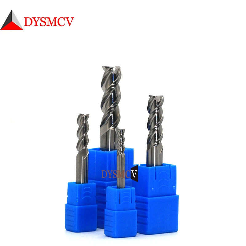 Fresa Rivestimento In Lega di Strumento In Acciaio Al Tungsteno Da Alluminio di Cnc Maching 3 Lama Frese Top Fresatura Taglierina di Legno Fresa