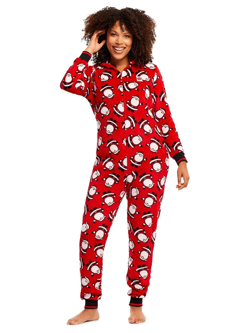 Blotona Christmas Family Matching Clothing Xmas Party Club Pajamas set Women Men Kid Sleepwear Romper Homewear PJ Set