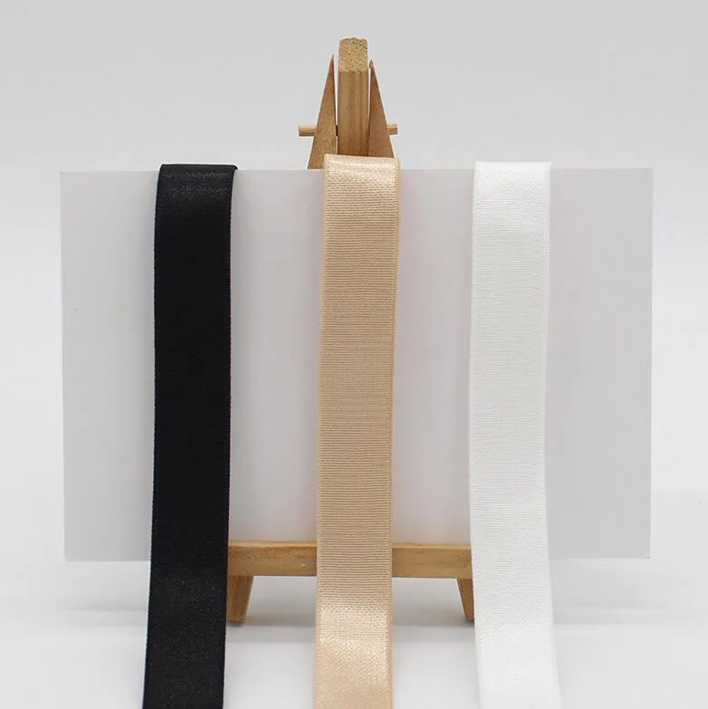 Home Clothes Pants Waist Decoration Underwear Bra Repair Diy Width 15/20mm White Black Skin Color Elastic Shoulder Strap Band