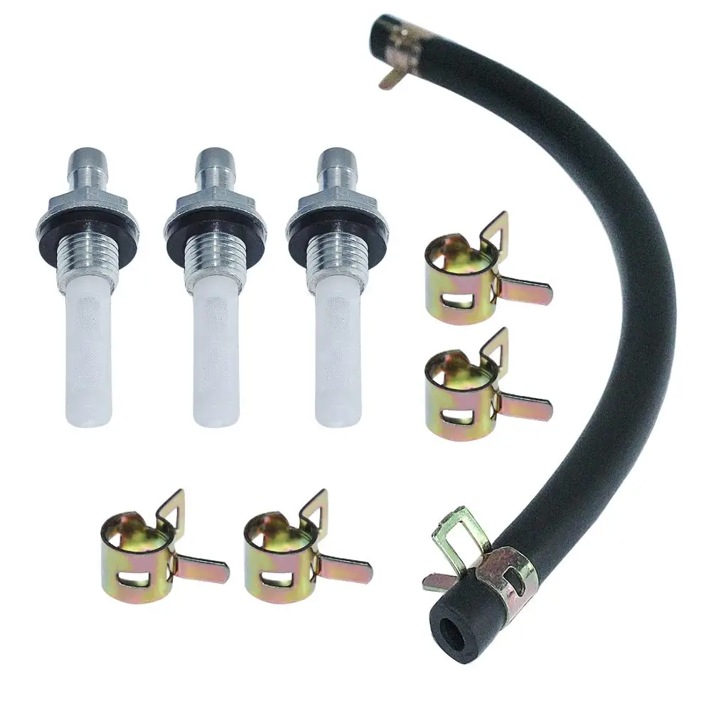 16955-ZE1-010 Gas Tank Joint Filter Fuel Line w Clamp Kit For Honda GX110 GX120 GX160 GX200 GX240 GX270 GX340 GX390 Engine