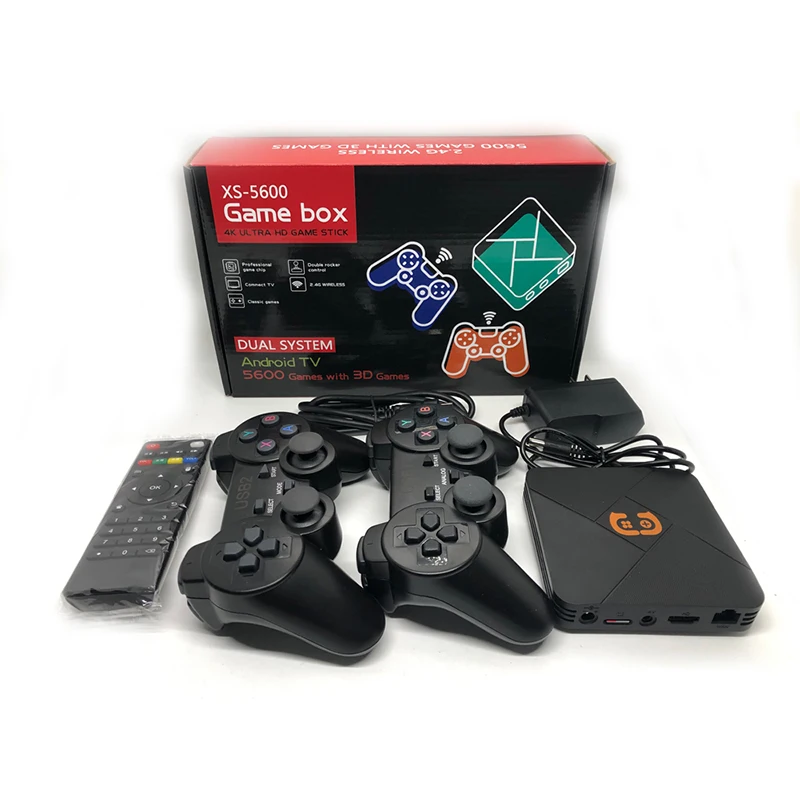 2023 NEW PS5600 Best retro TV BOX Game Console for PS1/PSP/SFC/NEO/Arcade/GBA/N64 Video Game Console with 5600 games 3D games