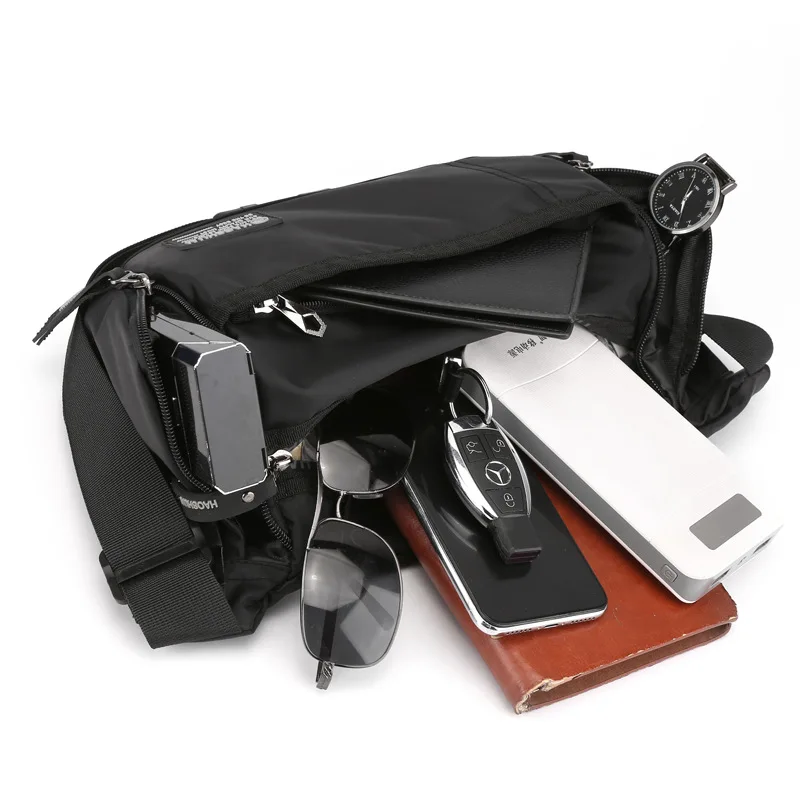 New Multifunctional Trendy Waist Bag Change Mobile Phone Storage Bag Fashion Travel Waterproof One-shoulder Messenger Waist Bag