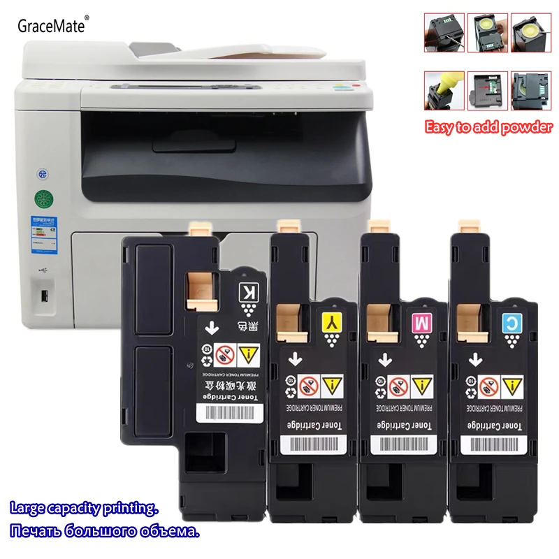 6020 For Xerox Phaser 6020 6022 Workcentre 6025 6027 Color Toner Cartridge Laser Printer 106R02759 106R02756 106R02757 106R02758