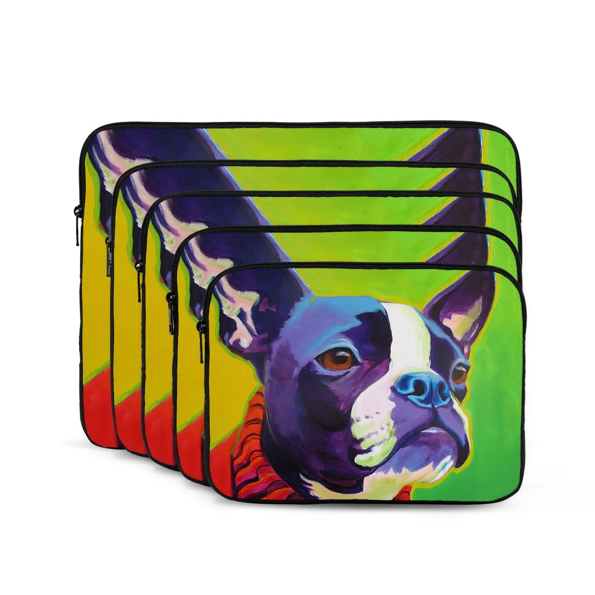 Cat Boston Terrier - Ridley (1) Computer ipad Laptop Cover Case17 15 13 12 10 Inch Laptop Sleeve Bag Portable Cover Fundas Pouch