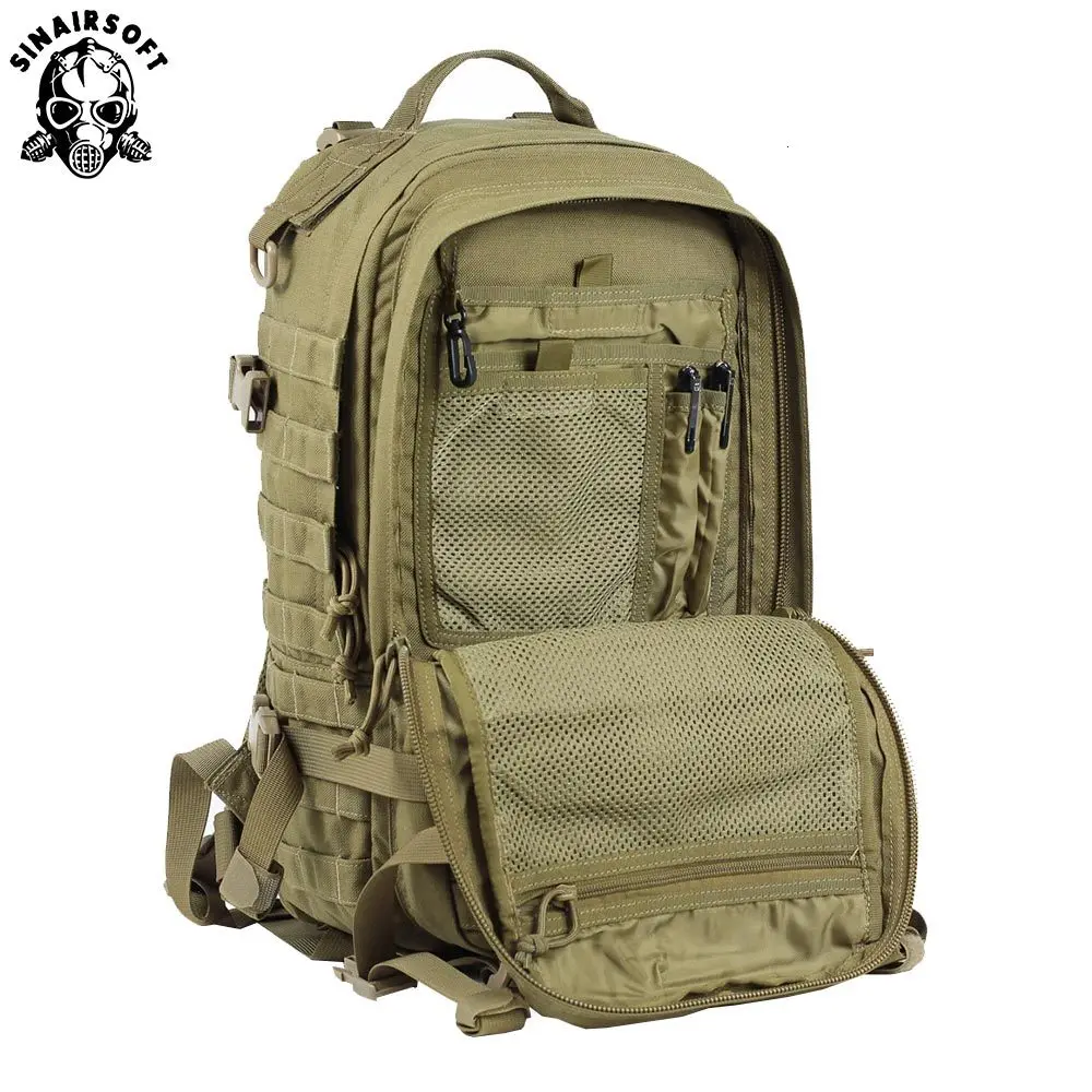 Mochila militar impermeable para exteriores, bolsa táctica de nailon 1000D, 30L, deportes, Camping, senderismo, pesca y caza