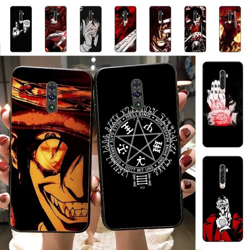 Anime Hellsing Alucard Phone Case for Vivo Y91C Y11 17 19 17 67 81 Oppo A9 2020 Realme c3