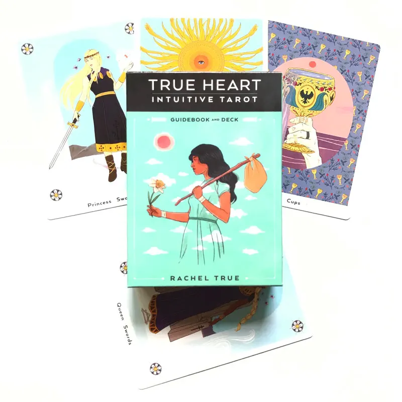 78 Card True Heart Tarot Oracle Card For Entertainment Fate Divination Card Game Tarot And A Variety Of Tarot Options PDF Guide