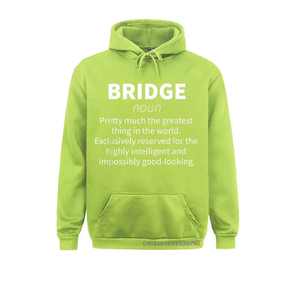 Bridge Funny Definition Card Player Gift Pullover Men Cheap Unique Hoodies Winter/Fall Sweatshirts Moto Biker Long Sleeve Hoods