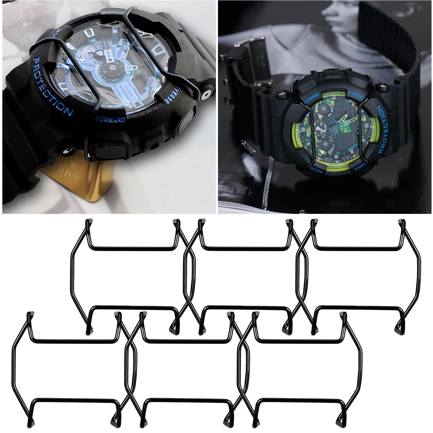 Gosear Protective Guard Bumper for Casio G-Shock 5600 5610 6900 GA100 GX56/GWX56 GG1000 GWG1000 9400 GA700 GA800 GA400