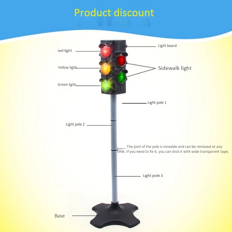 Kindergarten Simulation Traffic Lights Cognitive Safety Crossing the Road Traffic Signal Lights Children Early Education Educati